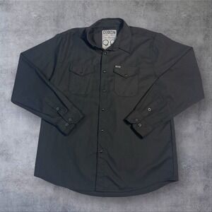 Dixxon Flannel Company The Outlaw Shirt Mens XL Black Pearl Snap Western 2020